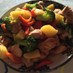 鶏肉と彩り野菜の甘辛