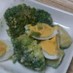 半熟卵とブロッコリーのアボカドサラダ