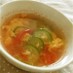 ズッキーニとトマトのさっぱりスープ