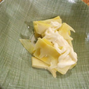 台湾家庭料理 冷たい筍のマヨネ ズかけ レシピ 作り方 By Nishiki ママ クックパッド 簡単おいしいみんなのレシピが360万品