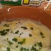 半熟玉子と、とろ～りチーズのスープパスタ