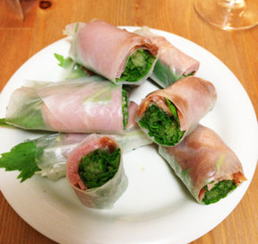 焼き豚春巻きのレシピ