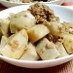 ✿里芋と豚肉のオイマヨ胡麻炒め✿