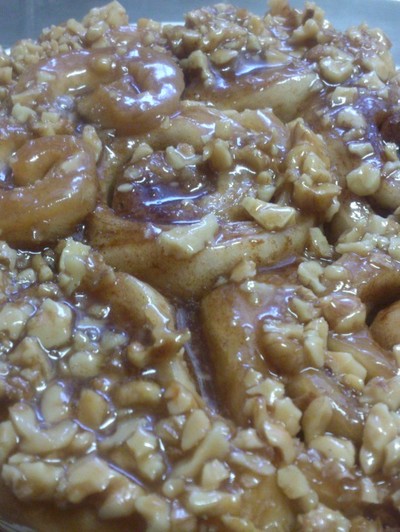 新鮮で温かいスティッキーバンズのレシピ