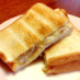 納豆チーズのホットサンド風トースト