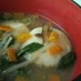 チンゲン菜の 簡単♪ とろみ 中華スープ