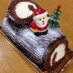 二人用クリスマスケーキ★ブシュドノエル