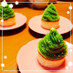 クリスマスツリーな抹茶薩摩芋モンブラン☆