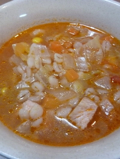 野菜大麦スープのレシピ