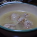 鶏・ショウガ・もちきびのスープ