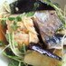 焼き鯖の香味野菜ソース