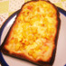 朝食に♫鮭マヨコーンのカレー風味トースト