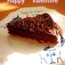 バレンタイン♥口溶けチョコチーズケーキ