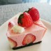 ピンクな♡苺レアチーズケーキ