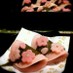 桜舞うリアル桜餅