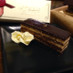 オペラ風チョコレートケーキ