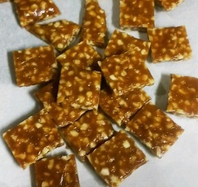 トフィーアーモンドタイルのレシピ