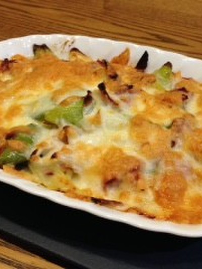 ベーコンと玉ねぎのグリルチーズのレシピ