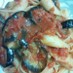 茄子とトマトとソーセージのスパゲティ