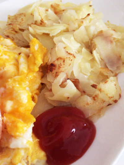 朝食のハッシュブラウンのレシピ