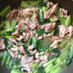 簡単、豚バラ肉と小松菜の煮物