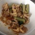 小松菜と豚肉のナンプラー炒めご飯