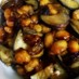 水煮大豆と茄子の簡単常備菜