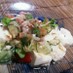 豆腐と大葉タレの夏野菜たっぷりサラダ