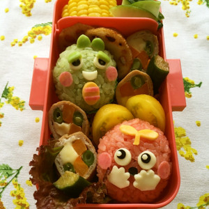 ガチャピンムックのキャラ弁 レシピ 作り方 By Haママ クックパッド 簡単おいしいみんなのレシピが350万品