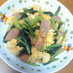 小松菜と卵のオイスターソース炒め