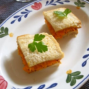 朝食に にんじんしりしりサンドイッチ レシピ 作り方 By Emmannem クックパッド 簡単おいしいみんなのレシピが371万品