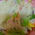 簡単美味しい♡麺つゆマヨの春雨サラダ♪