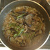 ナスと肉味噌のピリ辛素麺