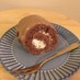栗のモンブランロールケーキ