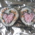 ハートの巻き寿司♡バレンタイン