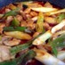 鶏と長ネギの韓国産コチュジャン煮込み。