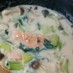 鮭と白菜と長葱のクリーム煮