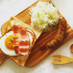 朝食に簡単！サンリオ「ぐでたま」トースト