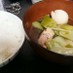 小芋と葱、鶏の含め煮　鬼平江戸の味