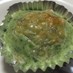 小松菜のグリーンマフィン