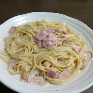 キャンベルスープでクリームスパゲッティ レシピ 作り方 By Mariajinha クックパッド 簡単おいしいみんなのレシピが360万品