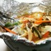 【秋料理】野菜たっぷりニジマスのホイル焼