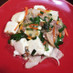 お豆腐と豚バラ、野菜の中華風チャンプルー