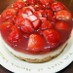 ひな祭りにも✾苺のレアチーズケーキ