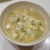 湯葉と豆腐の卵とじスープ