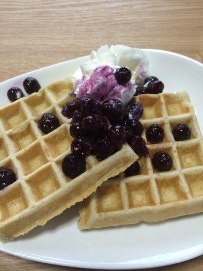 グルテンフリーそば粉ワッフルのレシピ