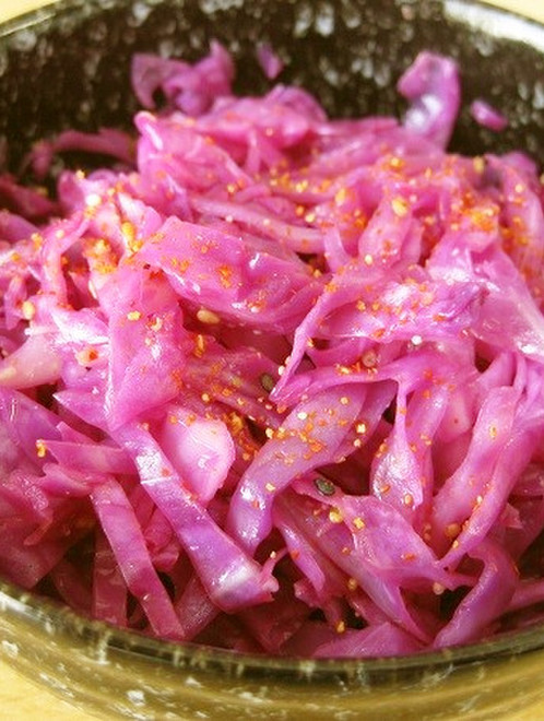 紫キャベツの韓国風酢の物 レシピ 作り方 By Kookuro クックパッド 簡単おいしいみんなのレシピが376万品