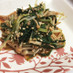 水菜とえのき茸のナムル