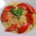 簡単☆完熟トマトのスパゲッティー