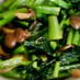 小松菜とキノコのサッパリ煮☆ごま油風味